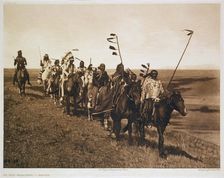 On the War Path - Atsina 1908. Artist: John Andrew & Son