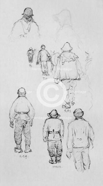 'On the Way to the Pole', c1911, (1913). Artist: Edward Wilson.