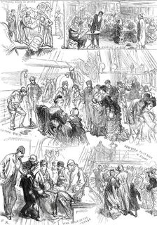 On the Way to the Philadelphia Exhibition, 1876. Creator: C.R.