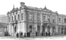 'On the way to the Transvaal Gold Fields; The Bank of Africa, Johannesburg; as it is in 1890 1890. Creator: Unknown