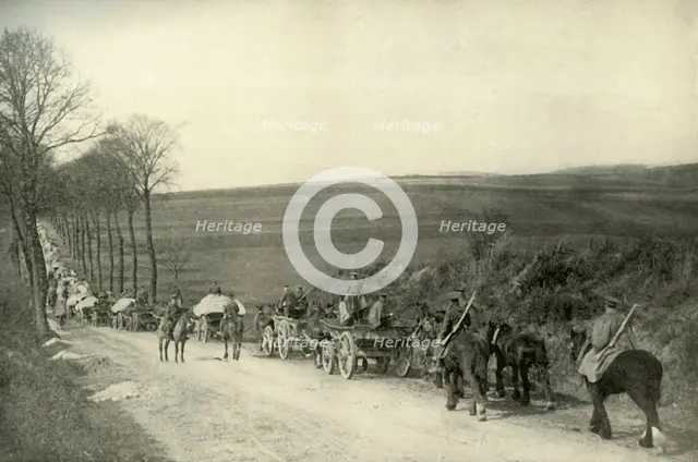 'On the Way to the Trenches', (1919). Creator: Unknown.