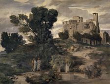 On the Way to Emmaus, 1868. Creator: Arnold Bocklin