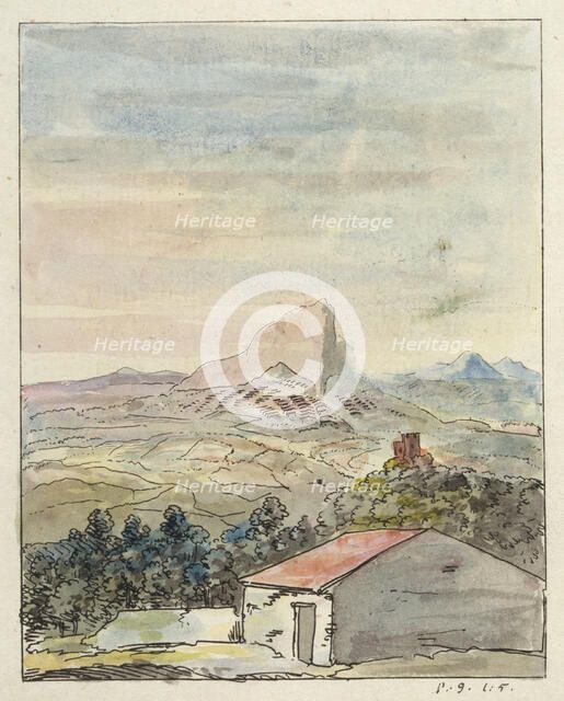 On the way to Girgenta, 1786.  Creator: Elias Martin.