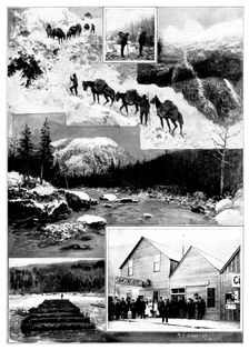 On the Way to Klondike, 1898. Creator: Unknown