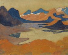 On the Way to Stora Sjöfallet, from 1922 until 1925. Creator: Helmer Osslund