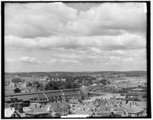 On the western promenade, Portland, Maine, c1900. Creator: Unknown