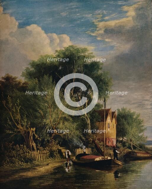 'On the Yare', c1828, (1938). Artist: George Vincent.
