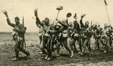 On their Way to Battle First World War, c1916, (c1920). Creator: Unknown