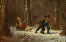 On Their Way to Camp, 1873. Creator: Eastman Johnson