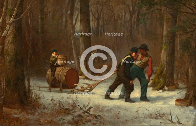 On Their Way to Camp, 1873. Creator: Eastman Johnson.