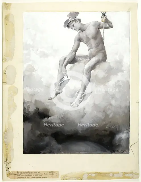 On This Side of Jove's Clouds, 1885. Creator: Will H. Low.