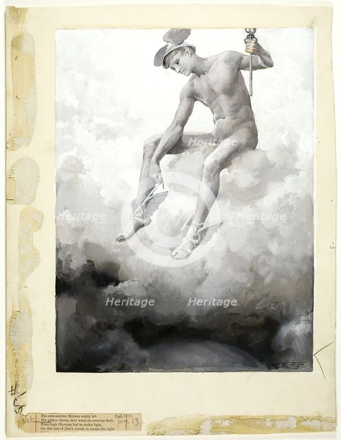 On This Side of Jove's Clouds, 1885. Creator: Will H. Low.