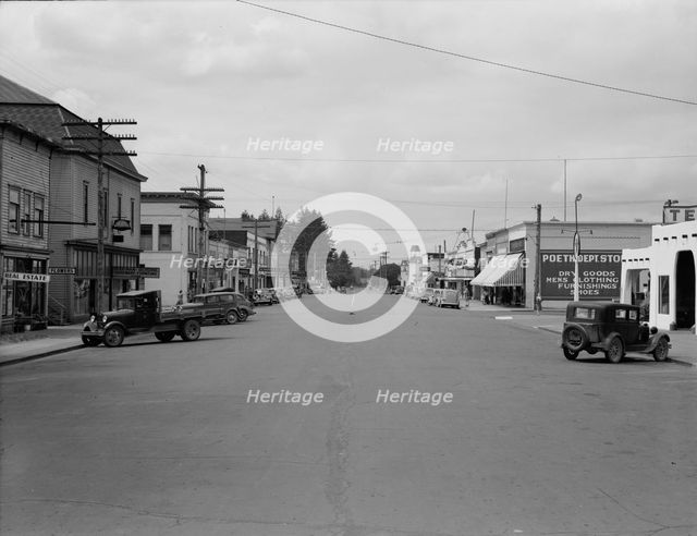 On U.S. 410, Elma, Grays Harbor County, Western Washington, 1939. Creator: Dorothea Lange.
