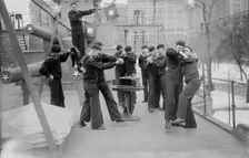 On U.S.S. Recruit, 1917. Creator: Bain News Service