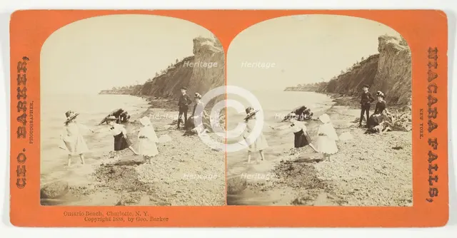 Ontario Beach, Charlotte, N.Y., 1888. Creator: George Barker.