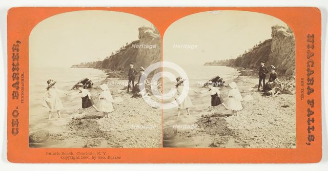 Ontario Beach, Charlotte, N.Y., 1888. Creator: George Barker.