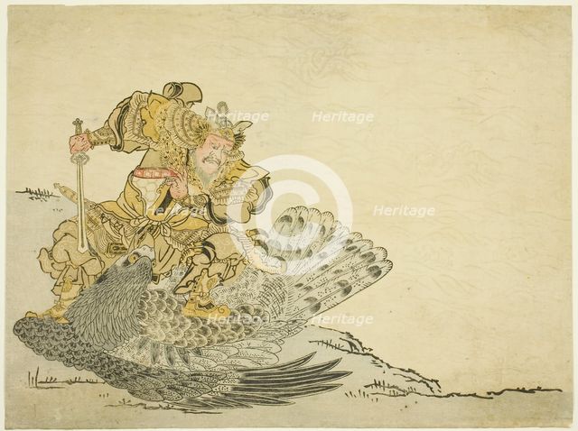 Onamushi no Mikoto Killing the Great Bird, 1765. Creator: Unknown.