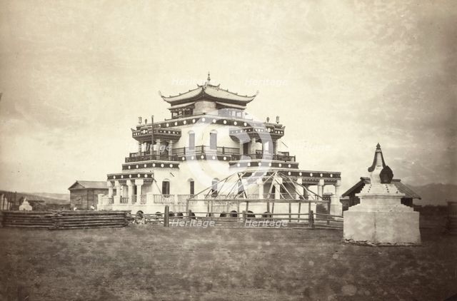 Onanski Datzan or a Buddhist monastery, Trans Baikal [ie, Transbaikalia], between 1885 and 1886. Creator: Unknown.