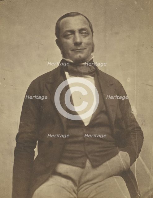 Oncle Édouard Fauquet, 1854-1855. Creator: Nadar.