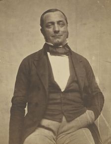 Oncle Édouard Fauquet, 1854-1855. Creator: Nadar