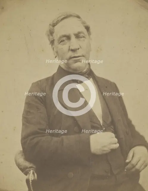 Oncle Fauquet, 1853-1854. Creator: Nadar.