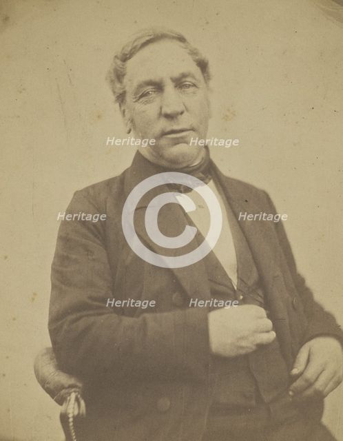 Oncle Fauquet, 1853-1854. Creator: Nadar.