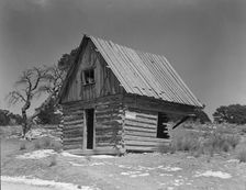 One of many abandoned homes in the Widtsoe area, Utah, 1936. Creator: Dorothea Lange