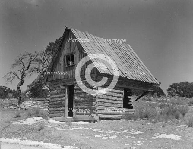 One of many abandoned homes in the Widtsoe area, Utah, 1936. Creator: Dorothea Lange.