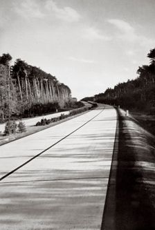One of many roads built by the Nazis, Germany, 1936. Creator: Unknown