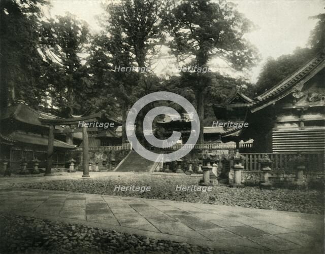 'One of many Temples at Nikko, Japan, a Pilgrimage site of sacred Shrines', 1936. Creator: Unknown.