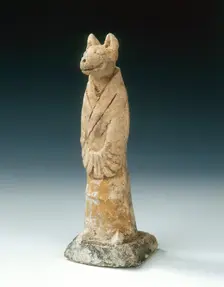 One of a set of four zodiac tomb figures, early Northern Song dynasty, China, 960-1050. Creator: Unknown