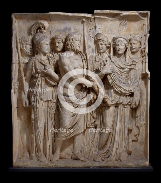 One of a set of reliefs from Arch of Trajan (A152-4, 170), Beneventum, 114. Artist: Unknown.