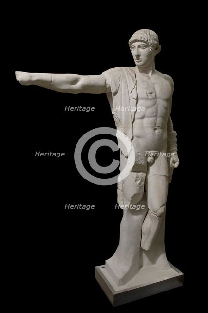 One of a set of sculptures and metopes (A45-70) from temple of Zeus at Olympia, c460 BC. Artist: Unknown.
