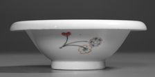 One of a Pair of Bowls with Flowers and Branches: Kakiemon Ware, early 18th century. Creator: Unknown