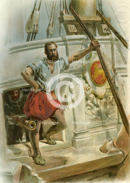 'One of Drake's Men', 1588 (c1890-c1893). Artist: Unknown