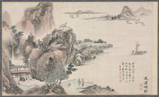 One of Eight Views of Xiao and Xiang Rivers, 1788. Creator: Tani Bunch? (Japanese, 1763-1841)