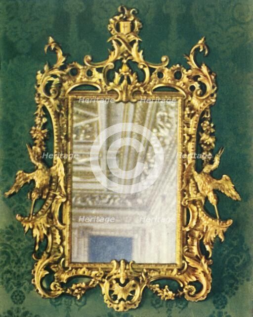 'One of Four Gilt Mirror Frames', 1938. Creator: Unknown.
