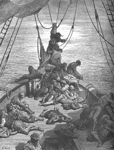 One of Gustave Doré's Illustrations for The Ancient Mariner c1870s, (c1950). Creator: Gustave Doré