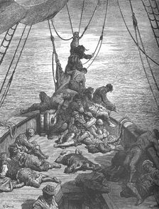 One of Gustave Doré's Illustrations for The Ancient Mariner c1870s, (c1950). Creator: Gustave Doré