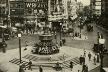 One of London's best-loved statues is that of Eros which surmounts the fountain at Piccadilly Circu Creator: Unknown