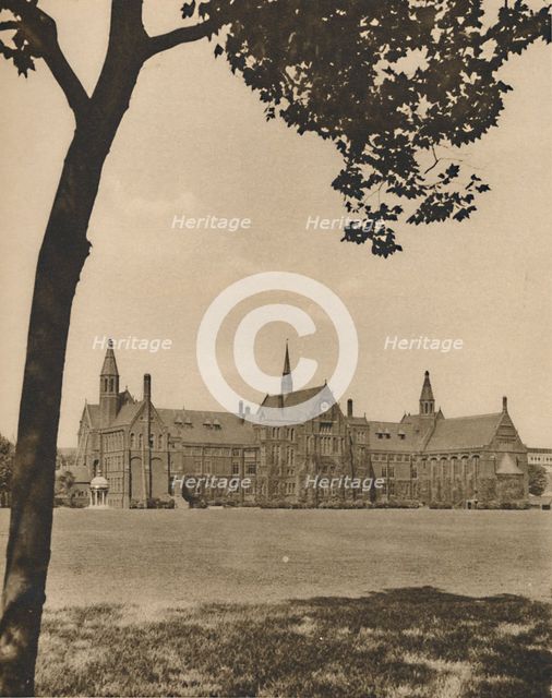 'One of London's Public Schools: St. Paul's from the Playing Fields', c1935. Creator: Donald McLeish.