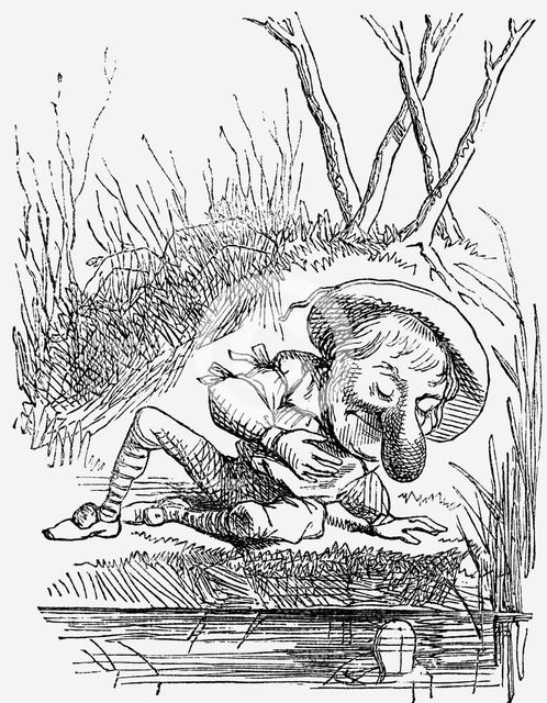 One of Punch's little capital letter illustrations. Creator: Unknown.