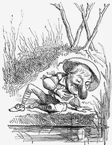 One of Punch's little capital letter illustrations. Creator: Unknown