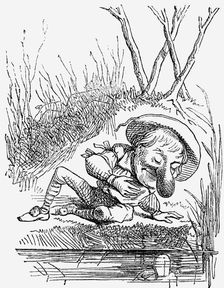One of Punch's little capital letter illustrations. Creator: Unknown