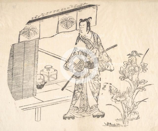 One of Six Impressions from Worn Old Blocks. Creator: Unknown.