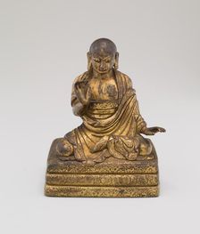 One of the 18 Luohan (Arhats), Qing dynasty (1644-1911), 18th century. Creator: Unknown