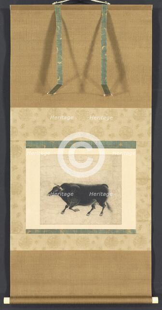 One of the "Ten Fast Bulls", mid 1200s. Creator: Unknown.