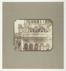 One of the Towers of Orleans Cathedral, as Seen from the Opposite Tower, June 21, 1843. Creator: William Henry Fox Talbot