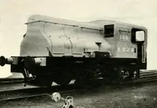 One Of The Two "Sentinel" Shunting Engines Which Shunt The Colliery Sidings At Radstock c1930. Creator: Unknown