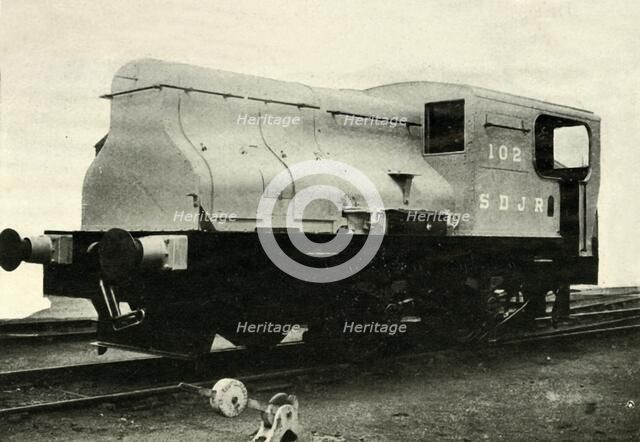 'One Of The Two "Sentinel" Shunting Engines Which Shunt The Colliery Sidings At Radstock', c1930. Creator: Unknown.